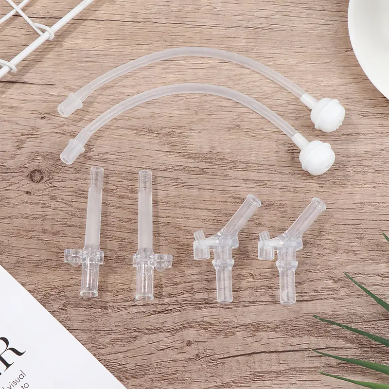 Bình Ống Hút Silicon Lỏng Cho Trẻ Em, 2 Miếng, Cho Ăn, Cốc Uống Nước Sippy, Phụ Kiện Cho Bé