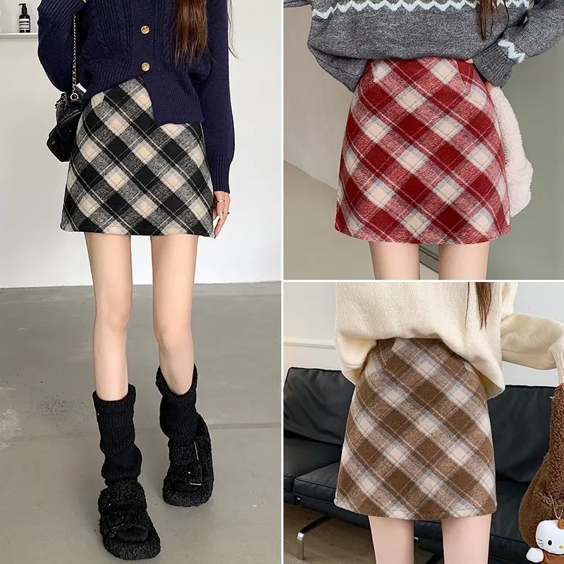 XẢ KHO NGHỈ TẾT chân váy kẻ caro ép mùng