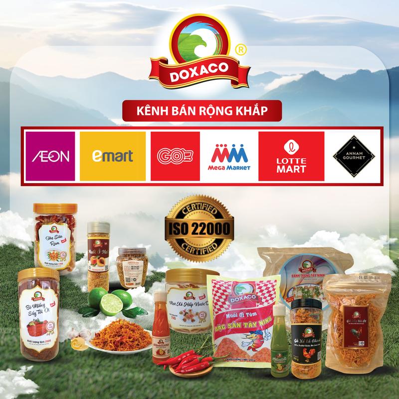 Muối Tép Xào Cay Doxaco Tăng Hương Vị Cho Xôi, Cơm, Cháo, Bánh Tráng Shrimp Salt Gia Vị Cay 6