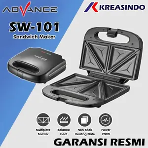 Sandwich Maker ADVANCE SW101 / SW-101 Pembuat Sandwich Toster 2 Lapis