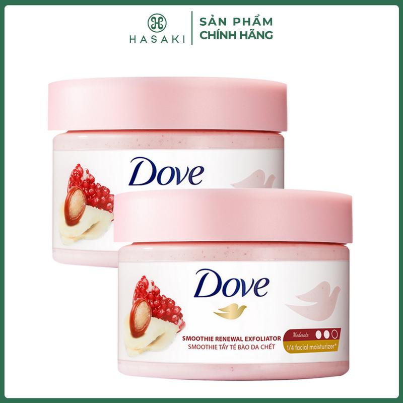 Combo 2 Smoothie Tẩy Da Chết Dove Hương Lựu Đỏ 298g | HASAKI BEAUTY