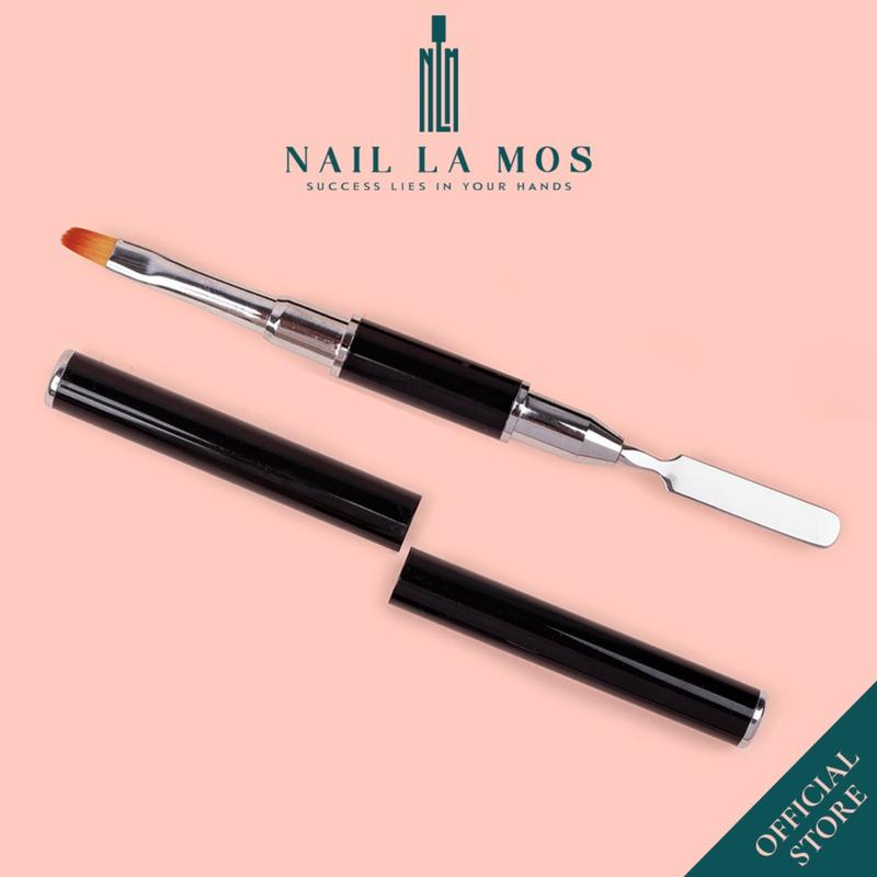 Cọ đắp gel 2 đầu - cọ đắp gel gôm chuyên dụng cho dân làm móng