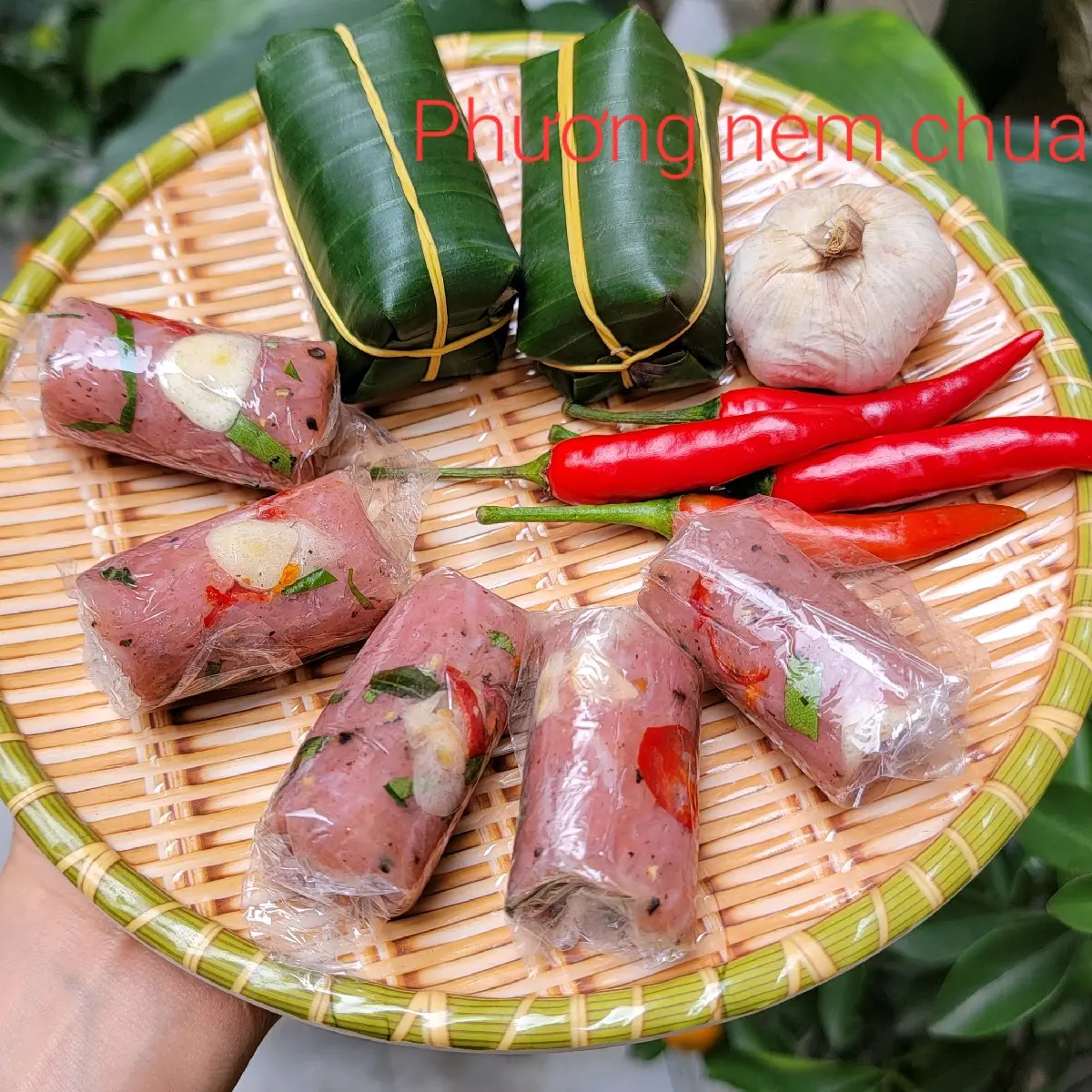 Combo 30 nem vuông loại đặc biệt - lõi nem to nhiều thịt - Nem chua Khánh Sinh