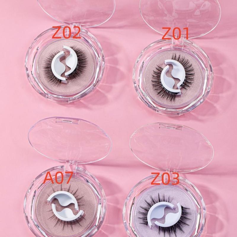 Product Introduction of DIY Reusable Self-adhesive Eyelashes, 1 Pair Natural Fluffy Waterproof Cluster Fake Lashes for Lashes Extensions, False Lashes for Women Eye Makeup Enhancement 19