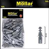 Gambar MOLLAR 93-131 Angkur Sekrup S10 50 pc Nylon Baut Tembok Lubang Dinding - 93-131 dari Mollar Kota Cirebon 1 Tokopedia