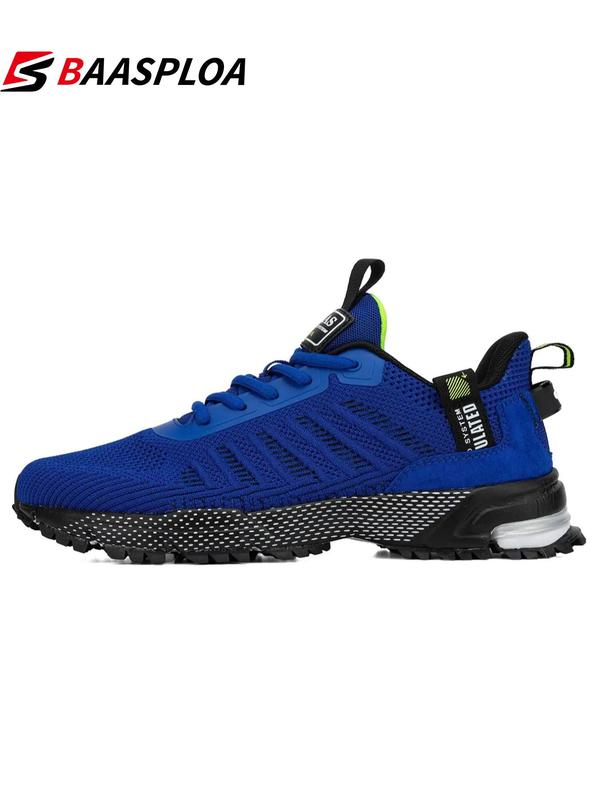 Men's Letter Design Lightweight Mesh Running Shoes, Fashion Mesh Breathable Sports Shoes, Casual Comfortable Sports Shoes for Daily Wear 1