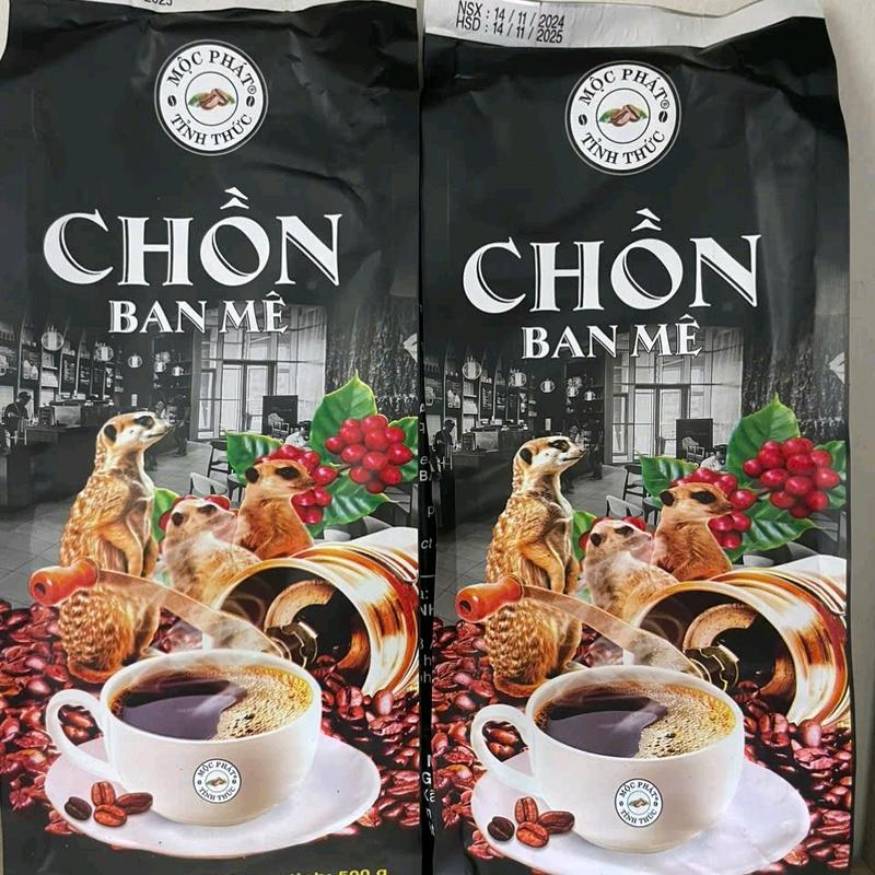 Cà Phê Chồn Ban Mê ComBo 1kg - Thơm Ngon Sánh Đậm Dùng Pha Phin - Cafe Coffee