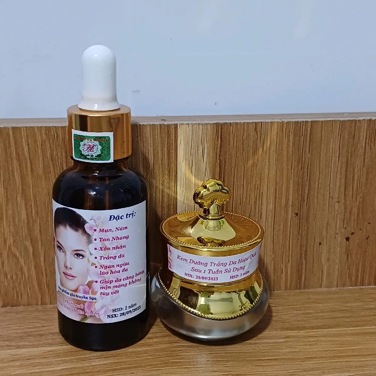 Bộ tinh chất mụn nám tàn nhang Không chứa cồn Skincare