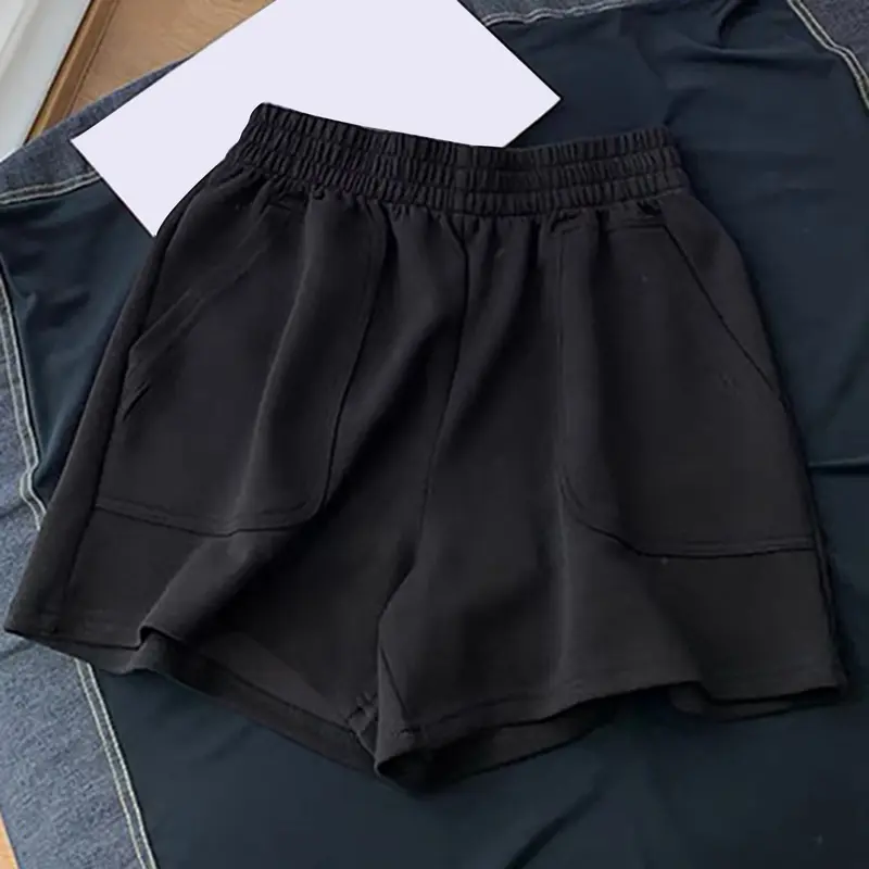 Quần Soóc Nữ Mùa Hè, Qnfwgsy, Cạp Cao Co Giãn, Dáng Rộng Rãi Và Thường Ngày, Dài Trên Đầu Gối, Có Túi, Thích Hợp Chạy Bộ, Mặc Nhà Và Trang Phục Thường Ngày Quần Ngắn, Quần Soóc Ngủ 5