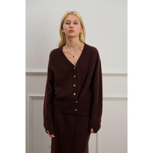 Women’s Long-Sleeve Wool Knit Cardigan