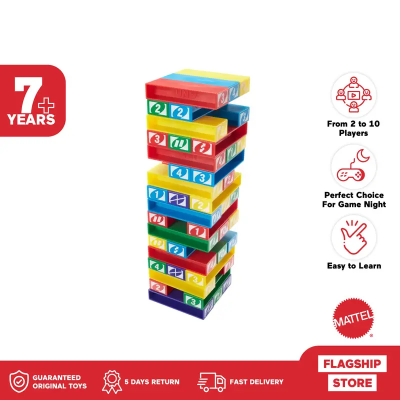 UNO STACKO Mattel - Permainan Games Toys