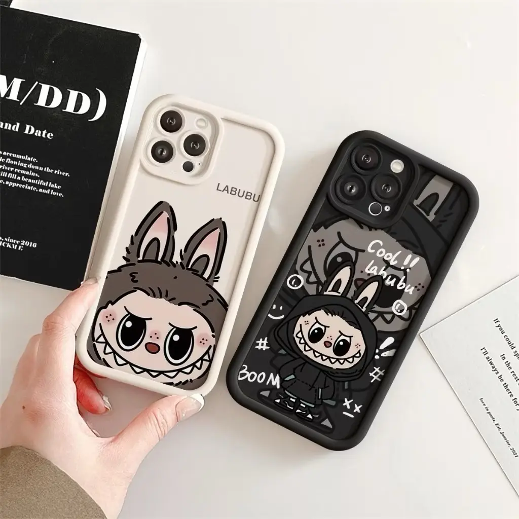 Ốp Lưng iPhone Bad Labubu Mềm Chống Sốc, Bảo Vệ Camera, Cao Cấp - IP 6/6s/7/8/Plus/X/XS/XR/11/12/13/14/15/Pro/Max/Mini