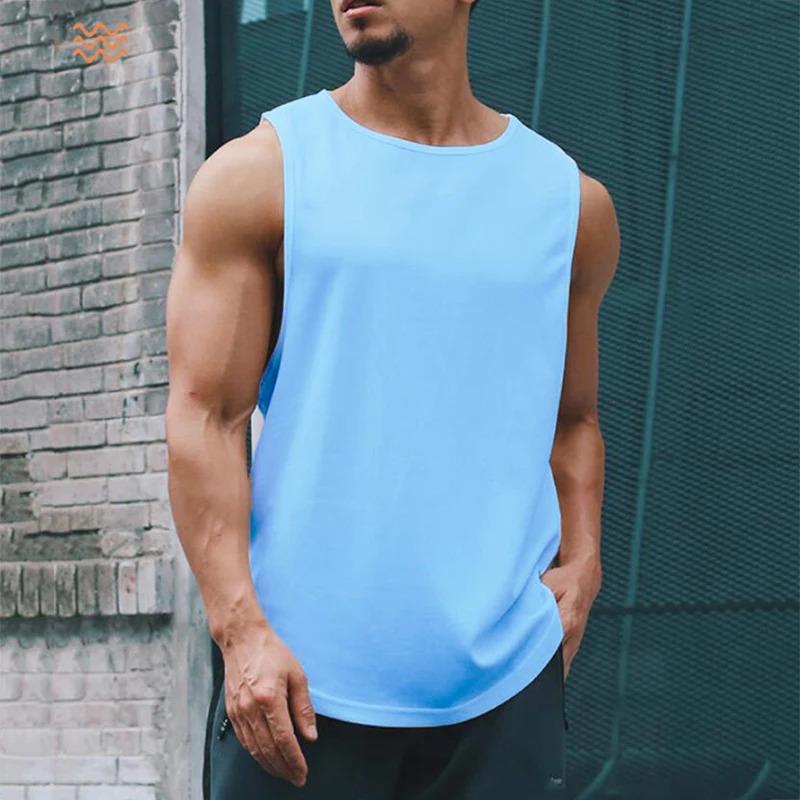 Product Introduction of Summer Gym Tank Top Men Mesh Clothing Quick Dry Bodybuilding Sleeveless T Shirt Fitness Singlets Basketball Sports Muscle Vest 13