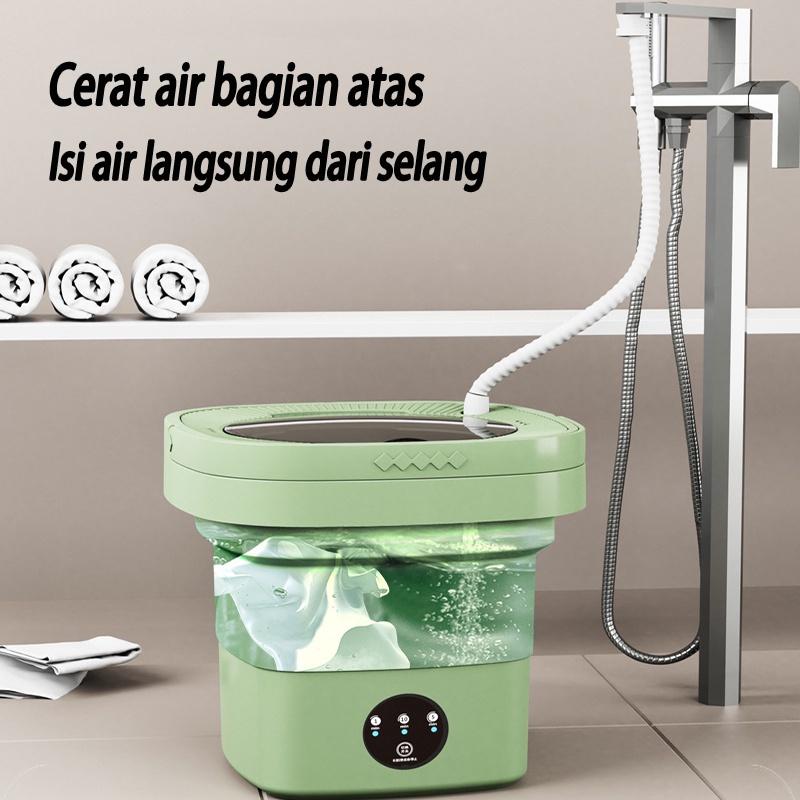 Product Introduction of Mesin Cuci Lipat Mini Portabel / Mesin Cuci Lipat Otomatis 10.5L / Pengering Sterilisasi Cahaya Biru / Mesin Cuci & Kering All-in-One 11