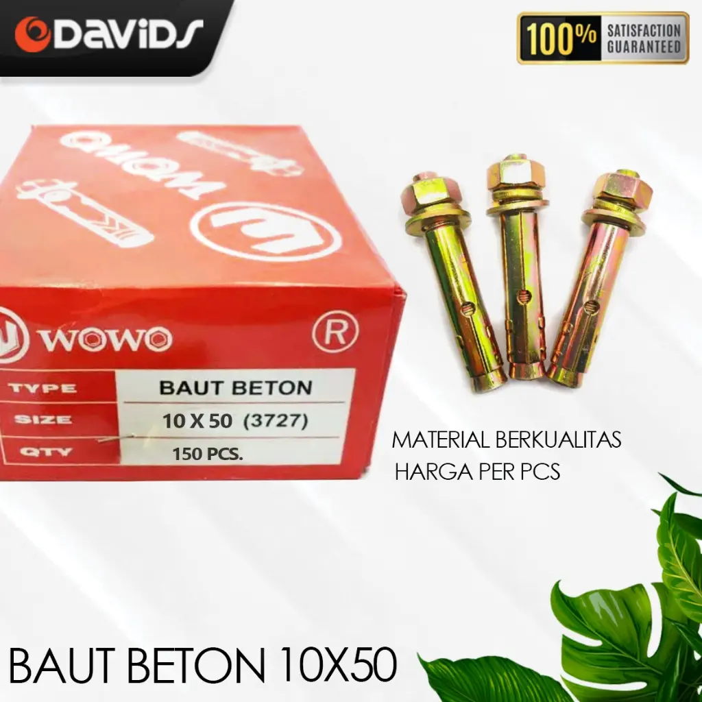Dinabolt Dynabolt Dinabol Baut Tembok Besi 10 X 50