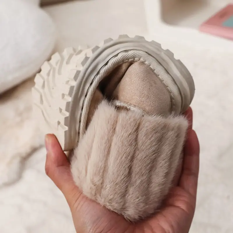 Bốt Đi Tuyết Chống Trượt Cho Trẻ Em, Phong Cách Cổ Điển Ấm Áp Hàn Quốc, Giày Bông Công Chúa Bé Gái, Thích Hợp Cho Mùa Thu Và Mùa Đông, Năm 2024 8