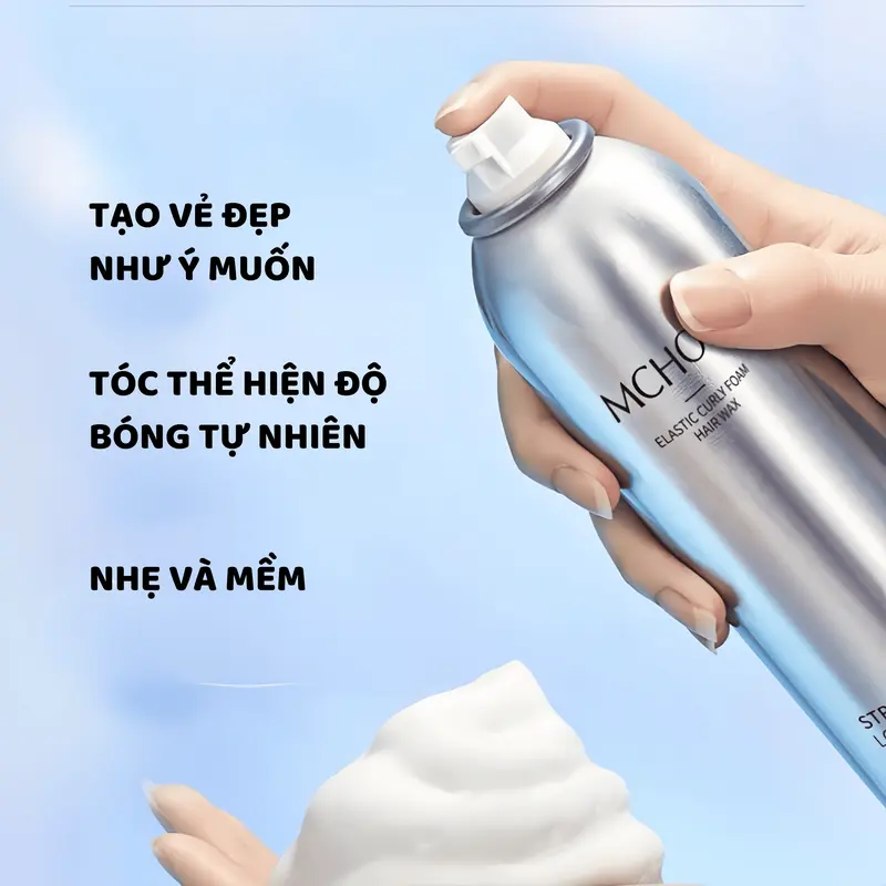 Gel Bọt Giữ Nếp Tóc Xoăn, Làm Phồng Chân Tóc, Bồng Bềnh Mchoix Tạo Kiểu Dễ Dàng, Dưỡng Ẩm, Bảo Vệ Tóc, Dành Cho Cả Nam Và Nữ 4