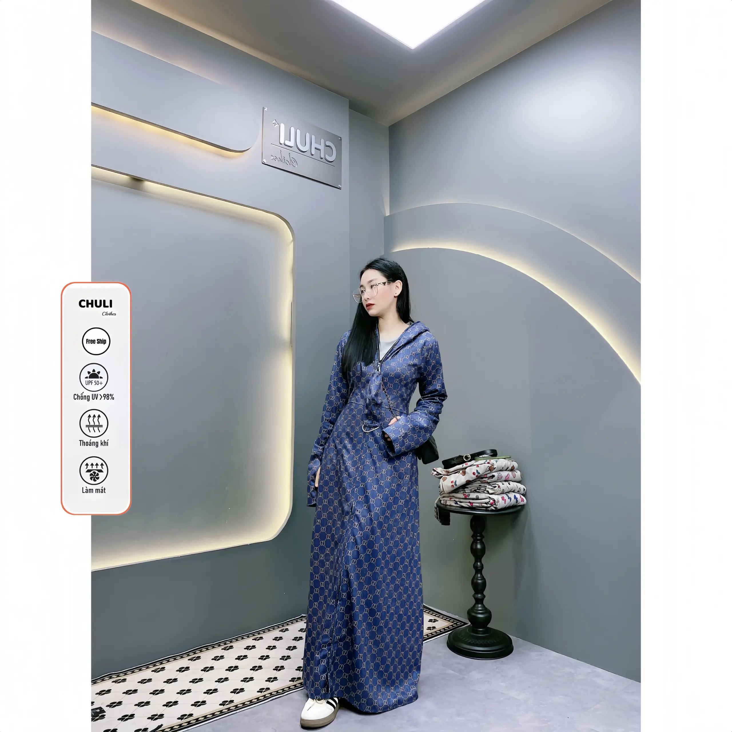 Áo chống nắng umi toàn thân nhà Chuli Clothes - Chuli áo chống nắng - Áo chống nắng umi - Áo chống nắng toàn thân - Mỹ nhi