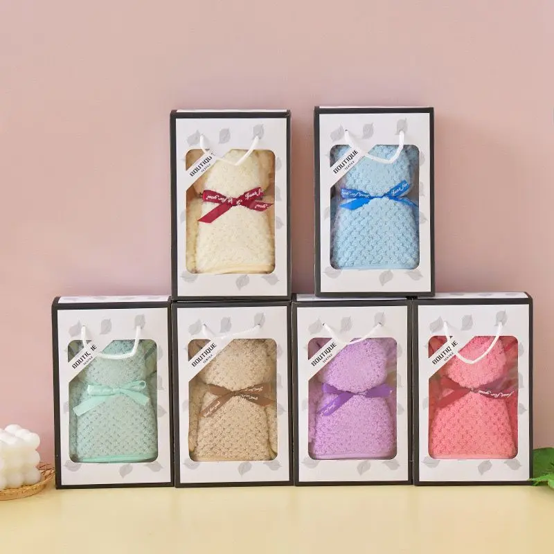 Handuk Mandi / Wajah Motif Boneka Premium Cotton Tebal Halus Hadiah Souvenir Pernikahan Hampers Kado Gift Towel Ukuran 35x75cm