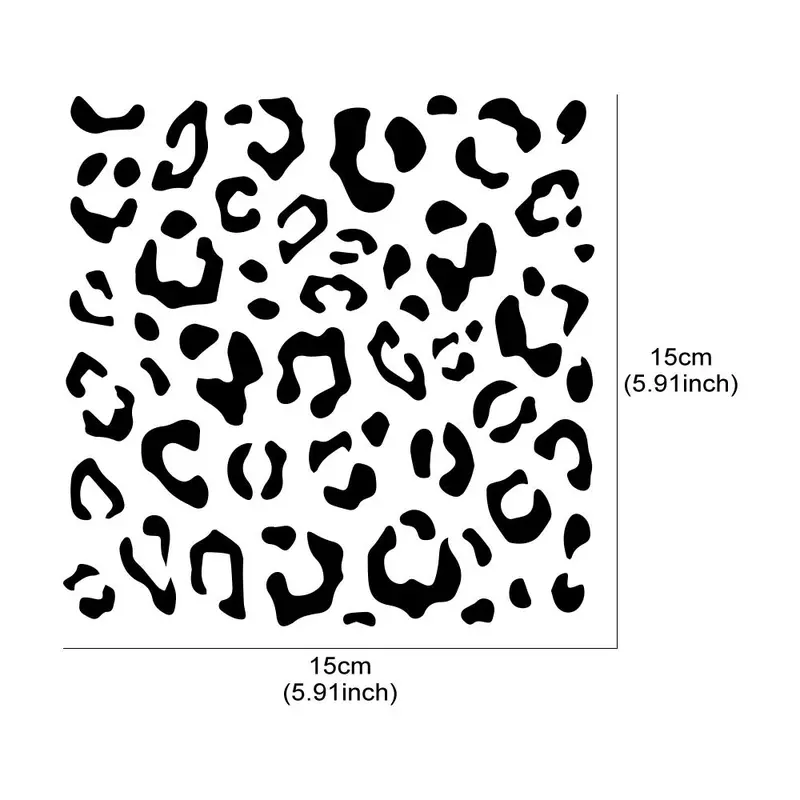 Leopard Pattern Car Mirror Sticker, Waterproof & Durable Scratch Blocking Self-adhesive Car Decal, DIY Decorative Accessories for Car Body Mirror 1