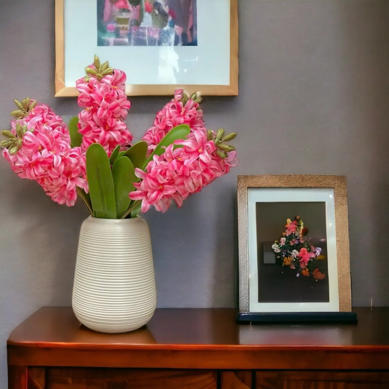Bình gốm Bát Tràng men ganh màu trắng - nâu dễ cắm hoa decor phòng đẹp.