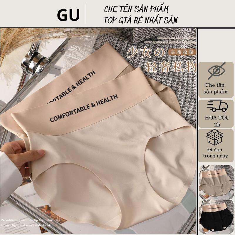 Combo 10 Quần Lót Nữ Đúc Su Cạp Cao Tàng Hình Chữ COMFORTABLE Thể Thao 1045 Women Nhung quần chill  nữ thun mát
