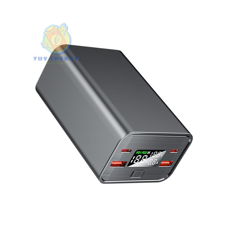Product Introduction of SẠC DỰ PHÒNG 22.5W - 30.000mah SẠC NHANH - PIN TRÒN LION - NHỎ GỌN VỎ NHÔM 6 CELL PIN LI-ION 21700 || Tuyenergy 18