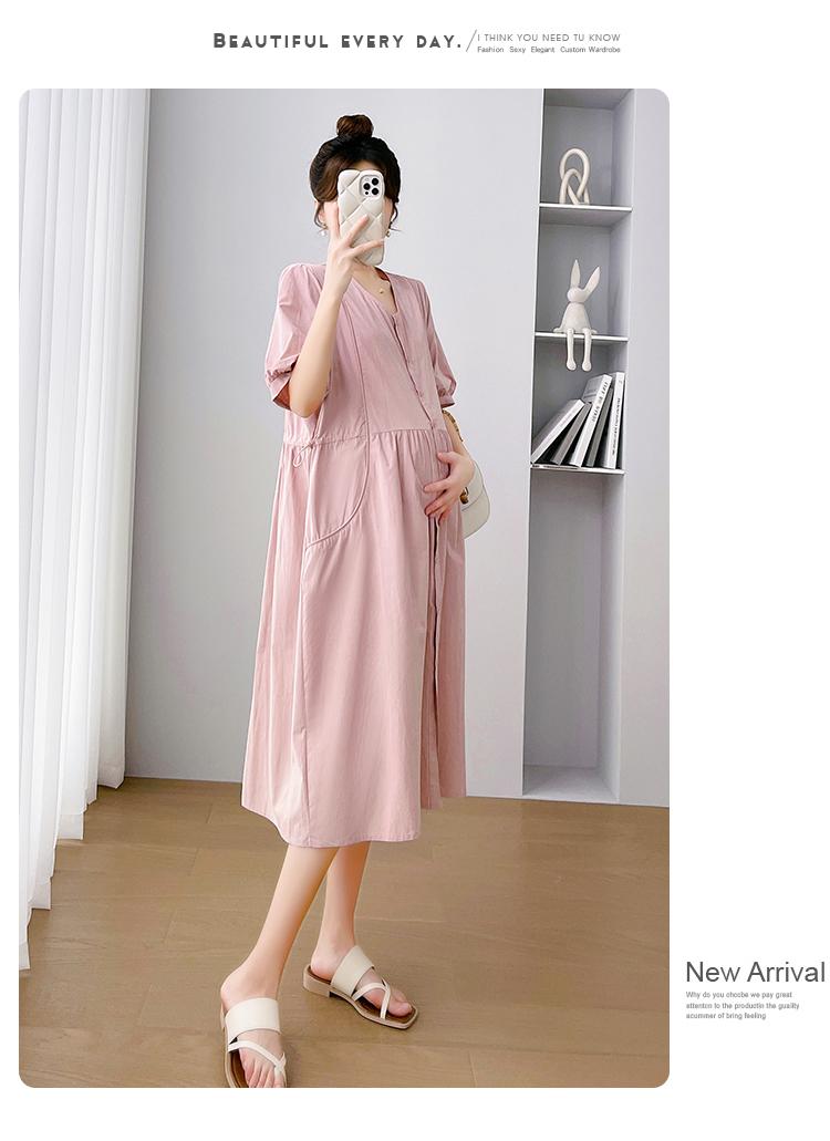 Product Introduction of E69041# Pregnant Women Dress Korean Fashion Womens Dresses Stylish Summer Slim New Arrival Casual Dress Dress Pregnant 13