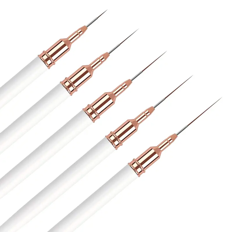 Nail Art Pen Set, 15pcs/set Nail Art Liner Brush, Nail Art Painting Brush, Professional Manicure Tool for Home & Salon Use 5
