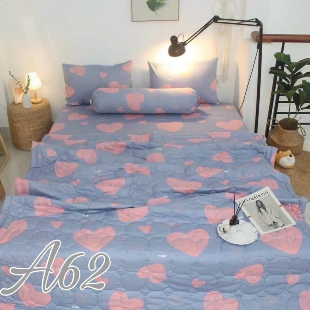Bộ ga coton thắng lợi 4 món, 5 món