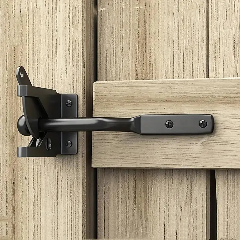 Heavy-duty Self-locking Gate Latch, Keyless Entry via Smartphone APP, Ideal for Pool, Garden, & Shed Doors, No Power Required