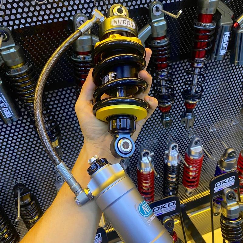 Phuộc Nitron DNA Đen Ex150 chính hãng