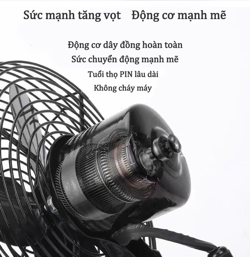 Product Introduction of Quạt Để Bàn Makita Nhật Bản,Quạt Tích Điện Di Động 10 Cell Sử,quạt 8 inch có,2 cấp độ gió-Chính Hãng 40