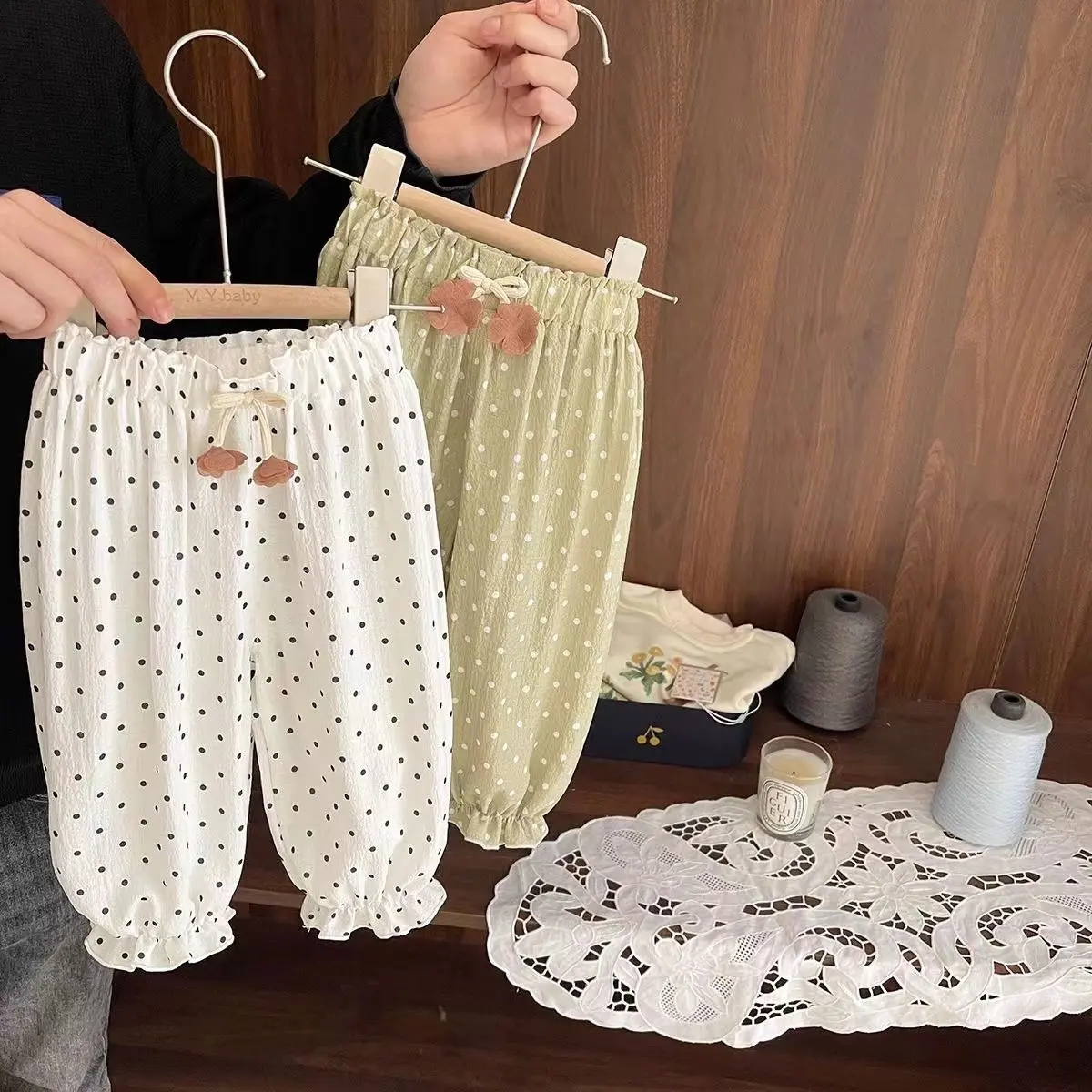 Quần Chống Muỗi, Cho Bé Gái, Thời Trang Mùa Hè, Quần Dài Mỏng, Thích Hợp Cho Trẻ Em, Quần Đèn Lồng Thường Ngày Cho Em Bé Quần Cropped Cho Trẻ Mới Biết Đi, Cho Mùa Hè
