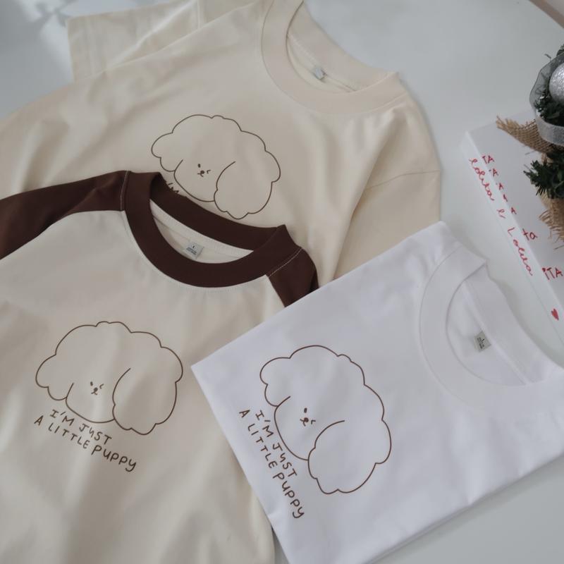  Áo Baby tee Cún Dễ Thương áo thun nữ form vừa chất cotton 