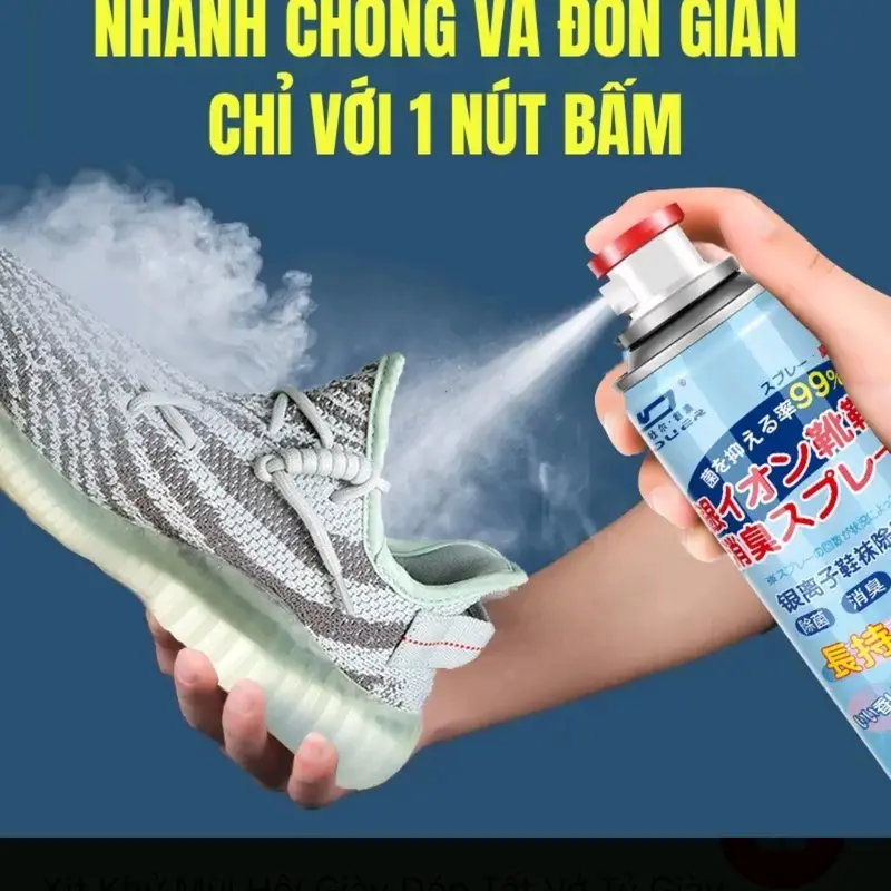 Combo 2 Chai xịt khử mùi giầy dép Xịt giày 2