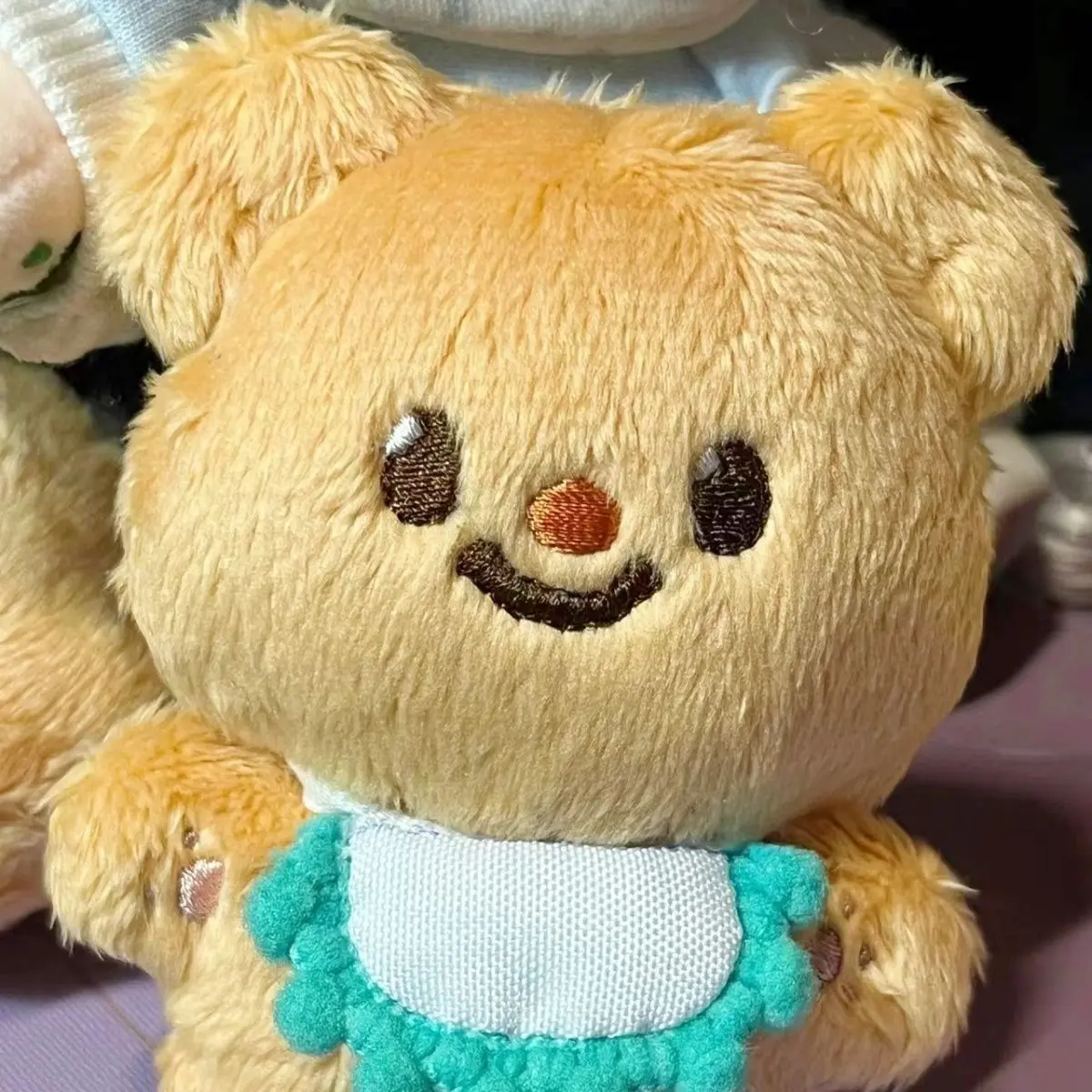 Super Cute Thai Butter Bear Plush Doll Backpack Chain Pendant Stuffed Toy Gift for Girlfriends