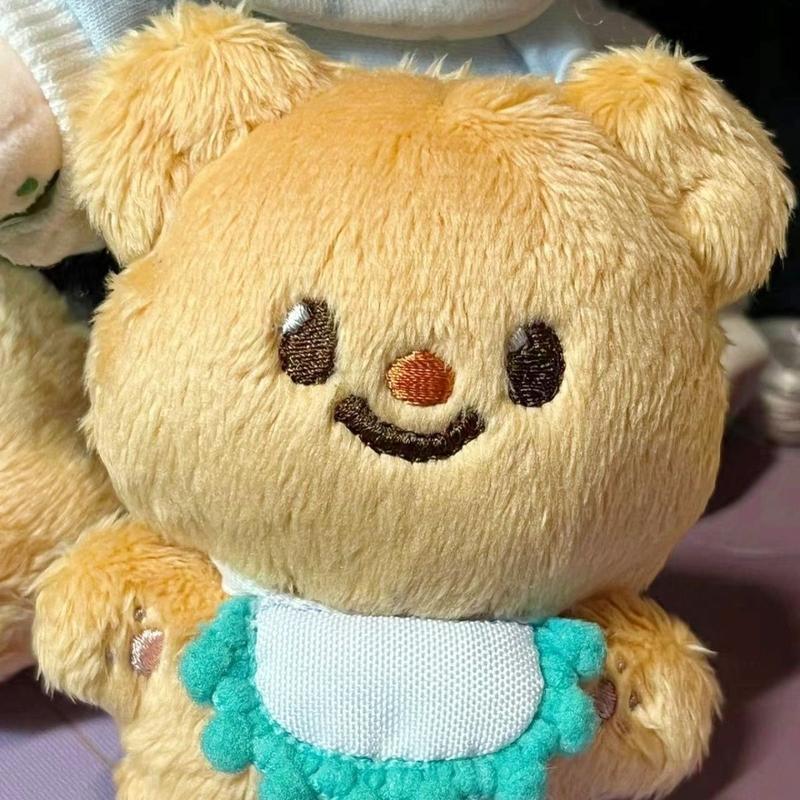 Product Introduction of Super Cute Thai Butter Bear Plush Doll Backpack Chain Pendant Stuffed Toy Gift for Girlfriends 1