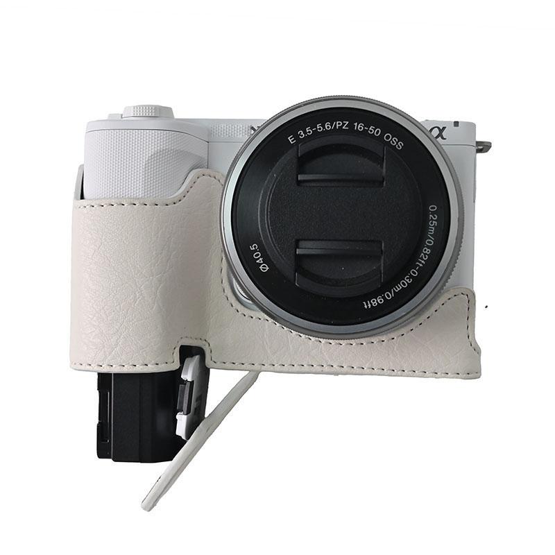 Product Introduction of PU Leather Camera Case For Sony ZVE10 II Half Body Cover With strap For Sony ZVE10 II ZVE10 Mark ii ZV-E10 II 18