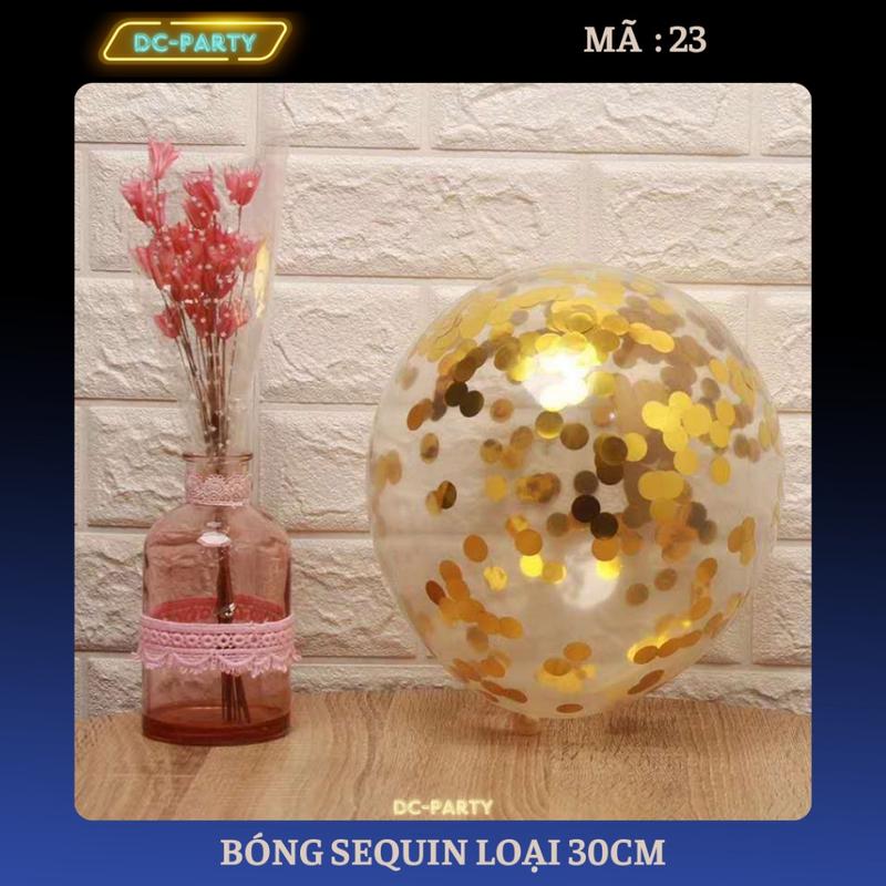 Bóng Sequin 10 Bóng Trong Suốt Đựng Kim Tuyến Dùng Trang Trí Phòng Cưới Sinh Nhật Sự Kiện Siêu Đẹp Giá Rẻ Cao Su 3