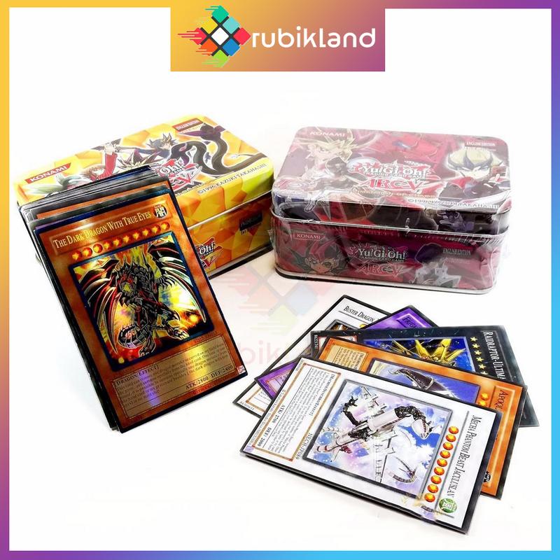 Bài Yugi Hộp Sắt Bài Yugioh Yugi-Oh Phiên Bản Tiếng Anh 41 Thẻ Bài Hộp Thiếc Có Ánh Kim Đồ Chơi Trẻ Em Board Game 5