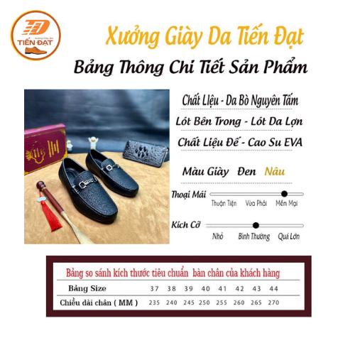 Product Introduction of G02 Mẫu Giày lười Mọi  da Nhám thiết kế Đai khóa inox Full size 37-44 Shoes Nam 7