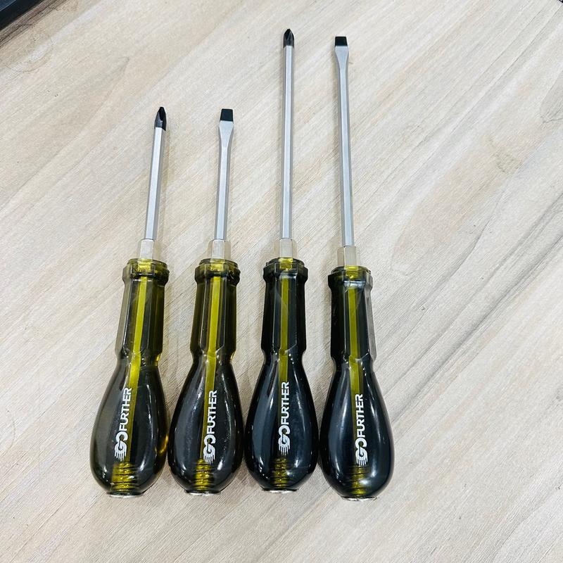  Combo Tô vít đóng Go Futher tô vít đóng dẹp và tô vít đóng bake size 6mm 8mm  -  +  các kích thước dài ngắn  100mm và 150mm và 200mm  