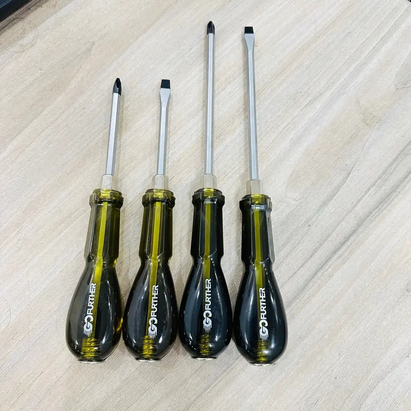 Combo Tô vít đóng Go Futher, tô vít đóng dẹp và tô vít đóng bake, size 6mm, 8mm (-)(+), các kích thước dài ngắn (100mm và 150mm và 200mm) 0