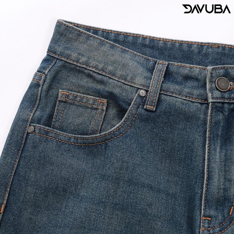 Quần Jeans Ống Rộng DAVUBA trơn SM113 7