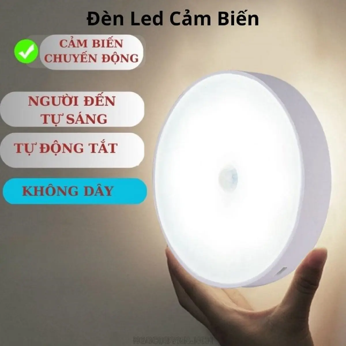 Đèn led cảm biến chuyển động ánh sáng - tiện lợi - không phải bật/tắt đèn khi trời tối đènhọc doraemon