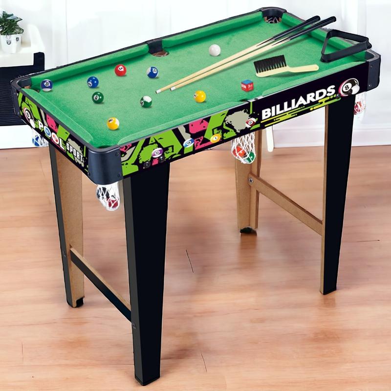 Bàn bida cỡ lớn 79cm gỗ cỡ lớn kèm bi sứ áp phê tốt cho trẻ em và người lớn bộ trò chơi bộ quà tặng cho bé trai bé gái Đồ Chơi Toy