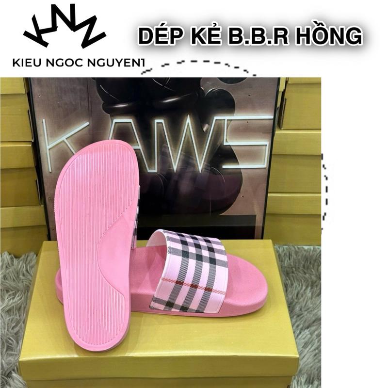 Dép QUAI NGANG Nữ Nam Màu Hồng Nhạt Bản Đẹp Màu Chuẩn Giống Ảnh (ĐƯỢC ĐỔI TRẢ,Có SZ Ở Đế)