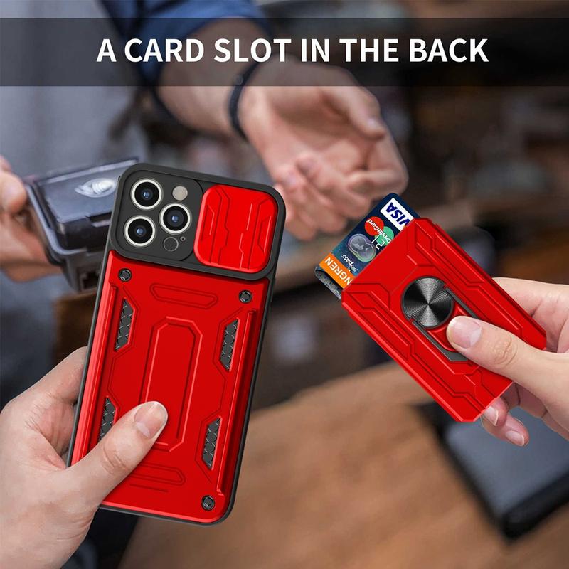 Product Introduction of Shockproof Heavy Hard Case with Metal Stand and Card Slots for POCO X6 Pro X5 Pro F5 Pro X4 Pro X4 GT X3 Pro M6 Pro F4 C65 10