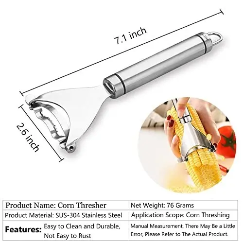 (VCM) Alat Pengupas Jagung Stainless Steel Food Grade Pisau Penyerut Kitchenware 3